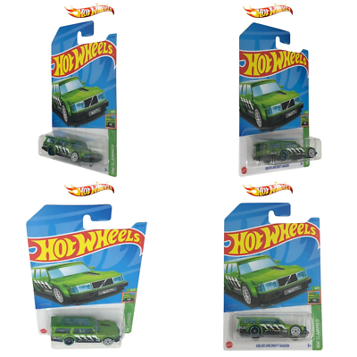 Hot Wheels Volvo 240 Drift Wagon HW SLAMMED Series 2024 #245 in