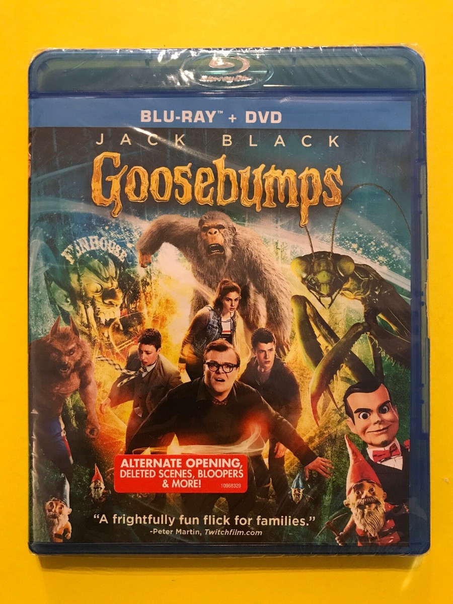 Goosebumps Blu-ray DVD DISC SET New Sealed Halloween Stine Jack  Black