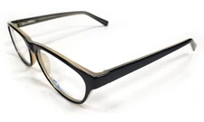 NEW MODERN OPTICAL AFFECTION BLACK EYEGLASSES FRAMES WOMENS RX 55-18-140