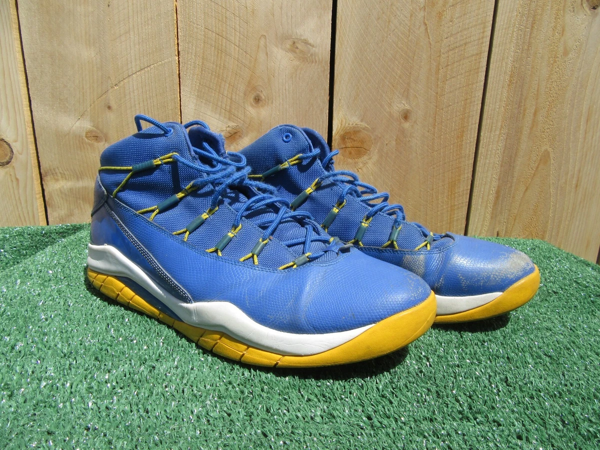 Size 12 Nike Prime Flight Jordans Golden State Warriors Sneakers | eBay