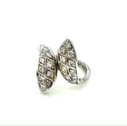 GORGEOUS 18K GOLD RING - 1.00 carat diamonds - 3.36g