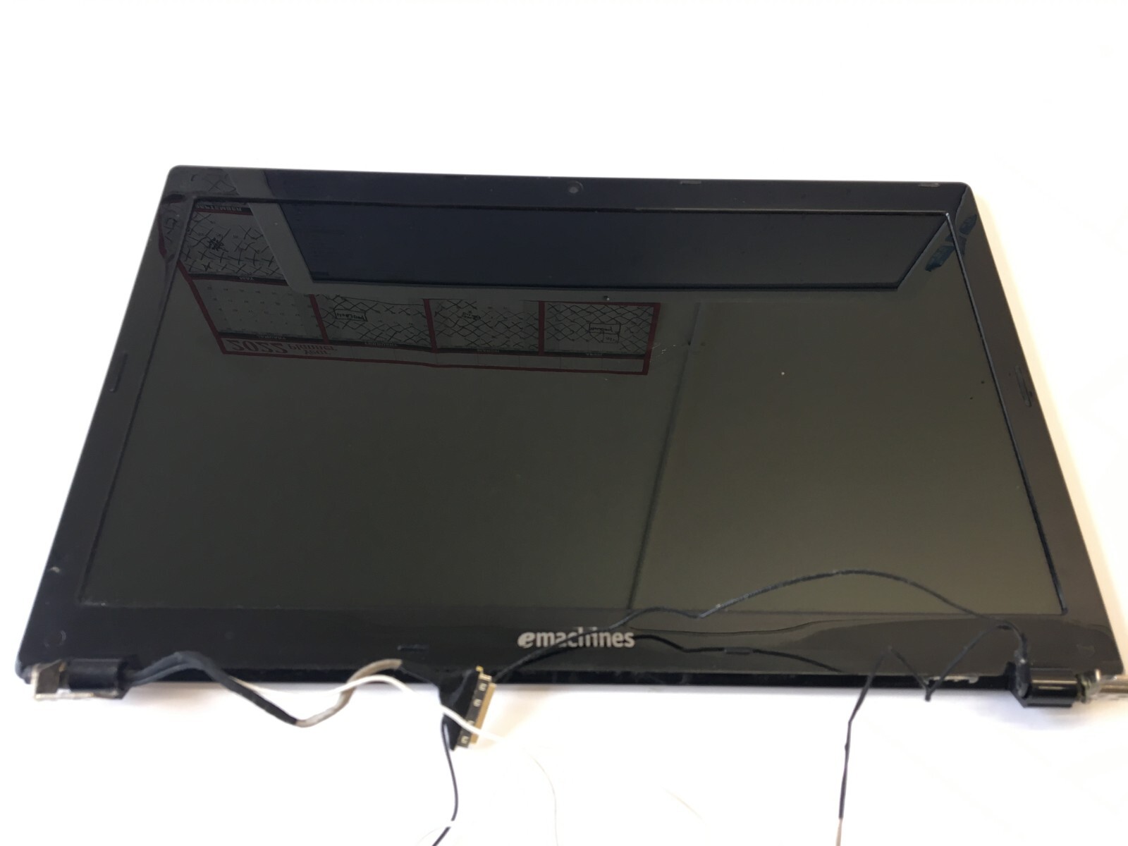 Emachines E642 Series PEW86 FULL SCREEN ASSEMBLY 15.6 LID/SCREEN/BEZEL ...