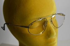 VTG Authentic Jean Claude Killy 494 Metallic Silver Gold Frames Aviator France