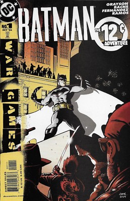 Batman Comic 1 The 12 Cent Adventure Cover A First Print 2004 Grayson Bachs DC