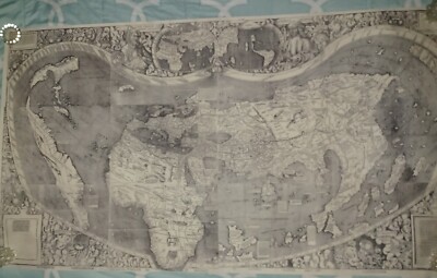 1500s Waldseemuller Map of America - First Map to Name ''America'' - 35x62.5''