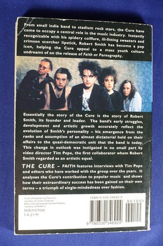 THE CURE Dave Bowler Bryan Dray FAITH Robert Smith Music Biography Book - Picture 2 of 12