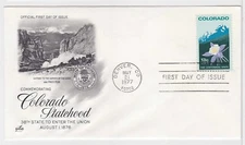 TurtlesTradingPost- Colorado Statehood 1977 #1711 FDC Artcraft Cachet