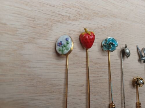 Vintage Ladies Pin Brooches Old Antique Womans Jewelry Pendant Charm Brooches... - 第 3/12 張圖片