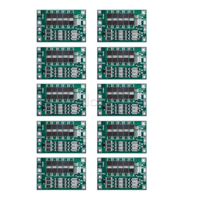 1-10PCS 3S 60A Charging Protection Board 12.6V BMS Balance For 18650 Li Battery