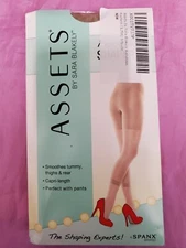 NEW Assets by Spanx Sara Blakely Fabulous Footless Bodyshaping Pantyhose Beige 1