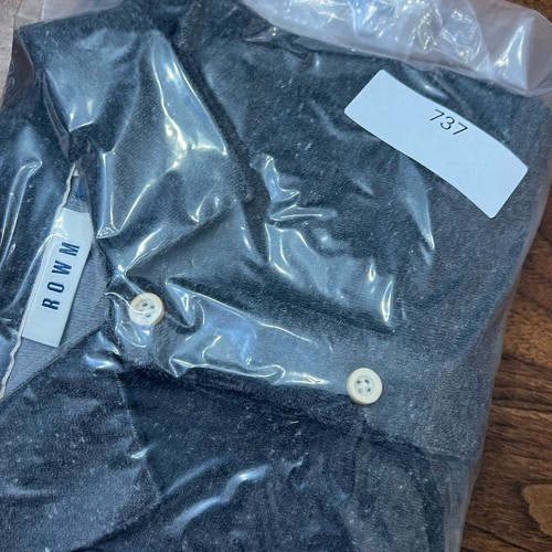 NWT Rowm Men's Short Sleeve Polo Shirt Grey Medium - Picture 9 of 9