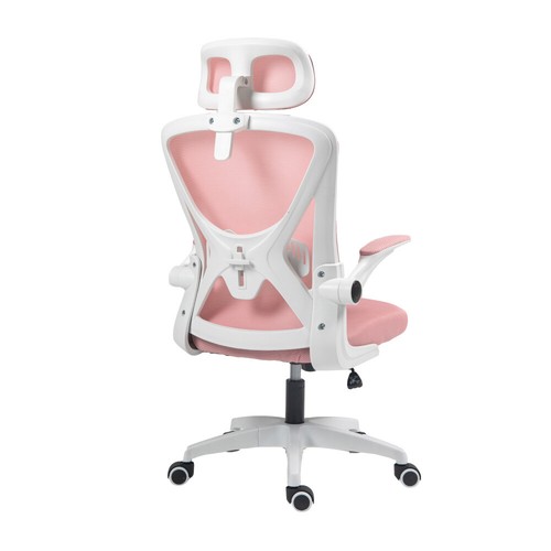 Mesh Back Home Office Chair with Armrest Swivel 5 Casters Computer Desk Chair - Picture 187 of 231