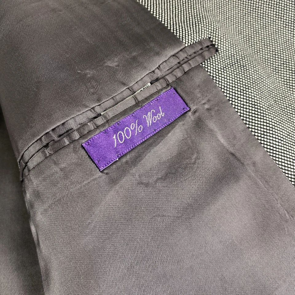 Ralph Lauren фиолетовый ярлык мужской черный шерсти Sport пальто блейзер сделано в Англии 41S - Изображение 3 из 4