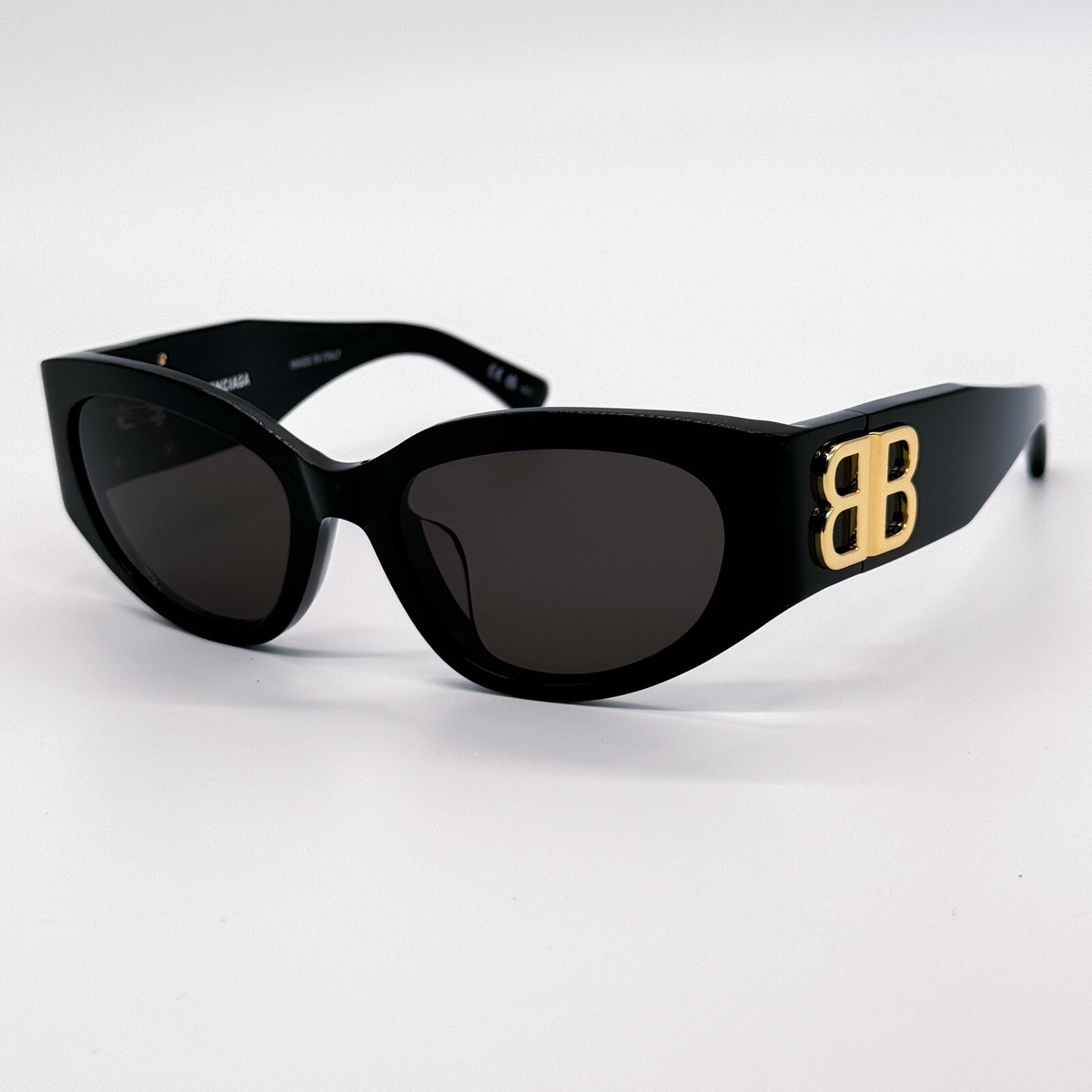 NEW BALENCIAGA OVERSIZED SUNGLASSES BALENCIAGA BB0324SK 002
