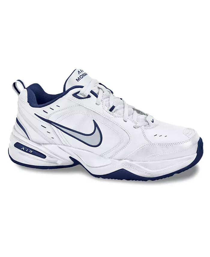 「美品」Nike Air Monarch IV \"White Navy\" Nike Men's Air Monarch IV Walking Shoe | Famous Footwear