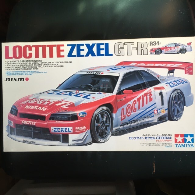絶版 タミヤ 1/10 RC ロックタイト・ゼクセル GT-R R34 TA04 絶版 タミヤ 1/10 RC ロックタイト・ゼクセル GT-R R34 TA04