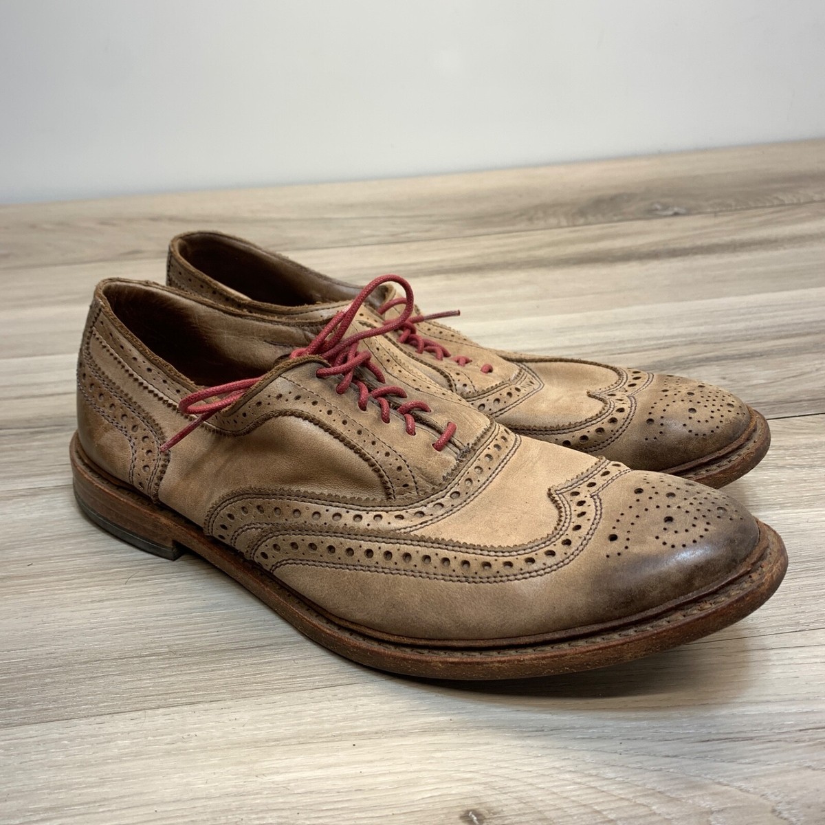 Allen Edmonds Neumok 2.0 Shoes Mens Size 10D Wingtip Brogue Oxford Brown Dress Allen Edmonds Neumok 2.0 Oxford Shoes Mens 9.5 E Brown  main image 2