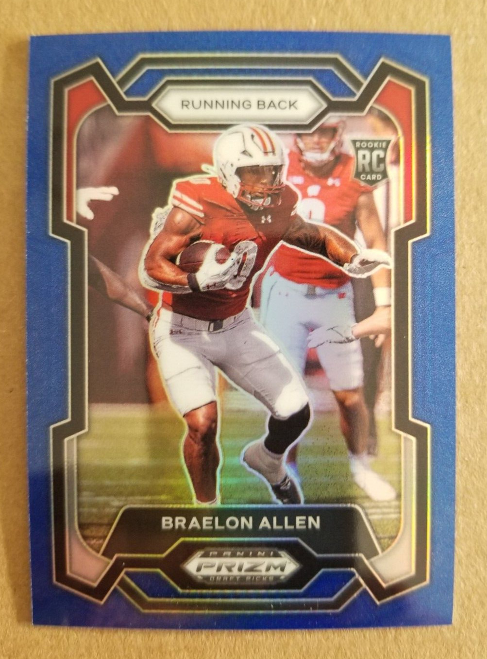 2024 Panini Prizm Draft Picks Blue Prizm /199 Braelon Allen #129 Rookie RC