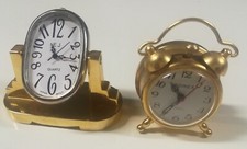 OROLOGI DA APPOGGIO IN MINIATURA COPPIA DA COLLEZIONE VINTAGE ANNI 90