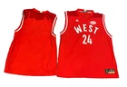 *IRREGULAR[BLANK BACK] 2016 KOBE BRYANT? #24 WEST ALL STAR Jersey Mens Size 2XL