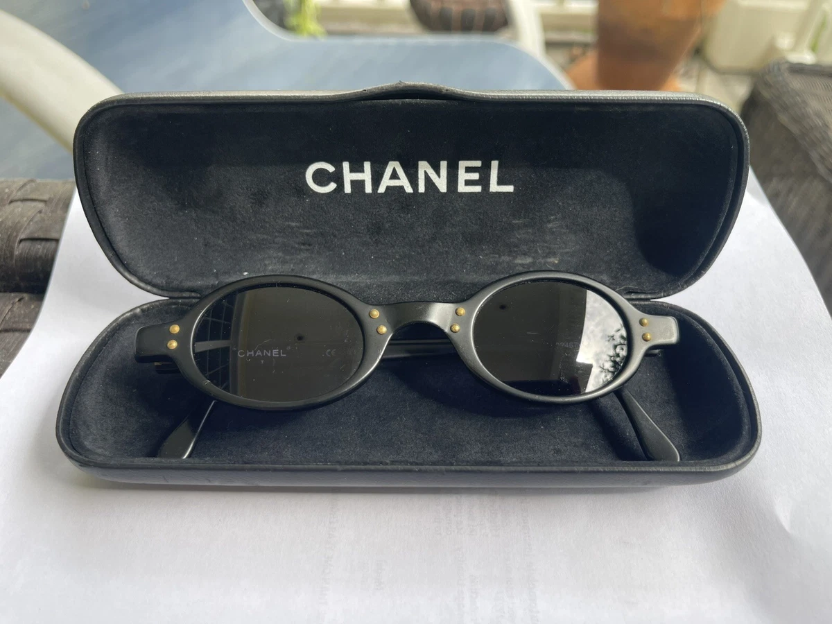 CHANEL Black Round Sunglasses for Women for sale - eBay