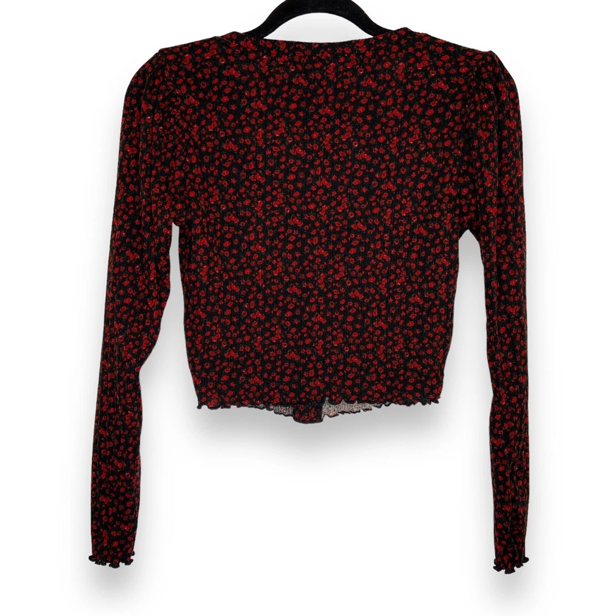 Topshop floral crop clearance top