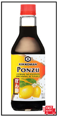 Kikkoman Japanese Ponzu Citrus Seasoned Dressing and Sauce, 15 Ounce
