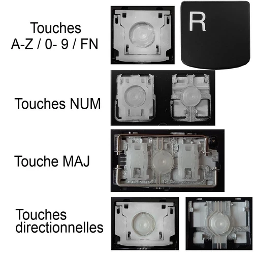 Touche de Clavier Français pour LENOVO Legion Y520-15 Y720-15 R720 Y530