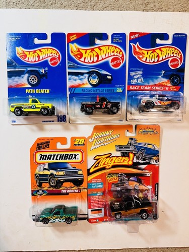 6x Hot Wheels Lot JL Zingers 70’s 80’s Chevy Trucks Bywayman Pathbeater Race HTF