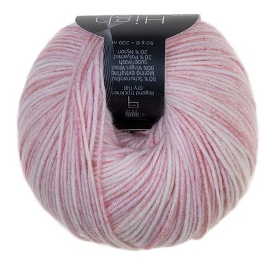 Atelier Zitron High Twist Concept  - mit Merino extrafine -Color 15 Rosé melange