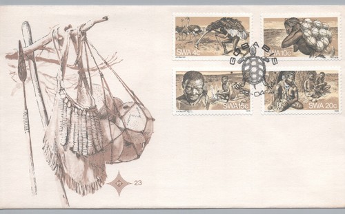 SOUTH WEST AFRICA NATIVE LIFE FIRST DAY COVER (FDC) (4) STAMPS ISSUED 1978