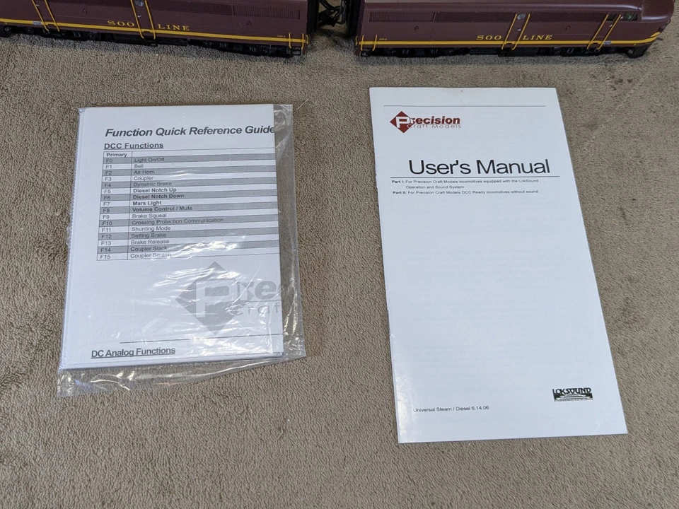 Precision Craft Models 283 Soo Line Alco FA1-FA1 Pine Tree #283A #283B HO Loco - Image 2 of 4