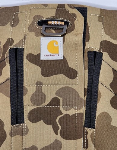 Gilet mimetico per cani Carhartt taglia "grande" neoprene caccia anatra 3 mm mimetico! - Foto 2 di 8