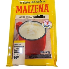 MAIZENA Atole Sabor Vanilla Flavored Corn Beverage - 8 Packages FREE SHIP