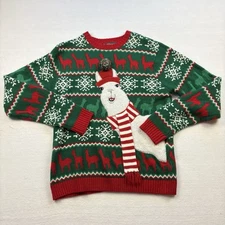33 Degrees Llama Ugly Christmas Sweater in Adult Large