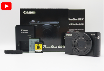 N MINT ] Canon PowerShot G9X BK popular model Compact