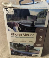 POM 360 Adjustable Cell Phone Holder GPS Dash Window  2 Way Use Car Mount Auto