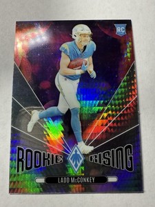 2024 Panini Phoenix - Rookie Rising Ladd McConkey #RR-LMY Hyper (RC) Chargers