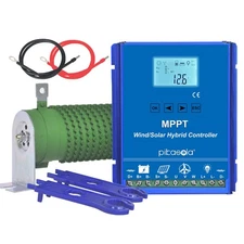 1400W Off Grid with Unloader Hybrid Wind Solar Controller Auto 12/24V Battery...