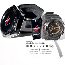 CASIO G-SHOCK GA110GB-1A BLACK GOLD ANALOG DIGITAL  MENS WATCH SHOCK RESISTANT