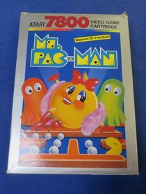 Ms. Pac-Man (Atari 7800, 1986) CX-7807 *COMPLETE IN BOX*CIB