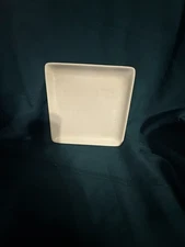 Pampered Chef Simple Additions WHITE Square 10" Plate