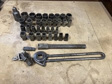 Antique Walden-worcester 34 Drive Socket Set - 38 Pieces