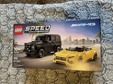 LEGO 76924 Speed Champions Mercedes-AMG G 63 & Mercedes-AMG SL 63 F1 Toy Car