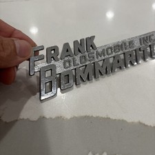 Frank Bommarito Oldsmobile Dealer Trunk Emblem St. Louis Missouri Frank Bommarito Oldsmobile Dealer Trunk Emblem St. Louis Missouri