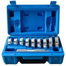 Bearing Race and Seal Driver Set - 10 PCS Universal Aluminum Kit for Automoti...