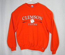 Vtg 90s Clemson Tigers College Crewneck Sweatshirt Unisex XL Russell Athletics