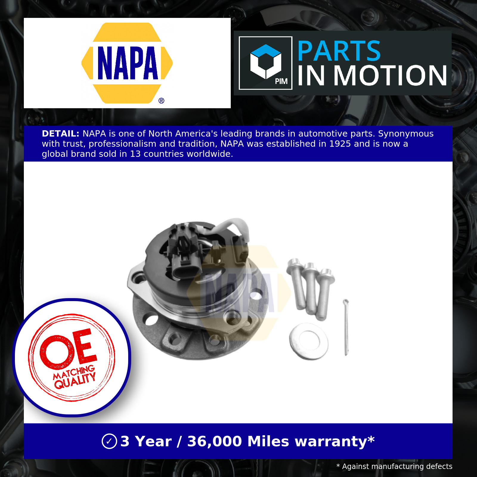 NAPA Wheel Bearing Kit PWB1046 - OEM Performance - Fit - Quality - Warranty - Image 2
