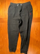Polo Ralph Lauren BLACK Joggers Boys size L 14-16