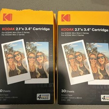 Kodak Cartridge 2.1 X 3.4 40Sheets For Kodak Mini Shot 2 Series 2 Open Boxes